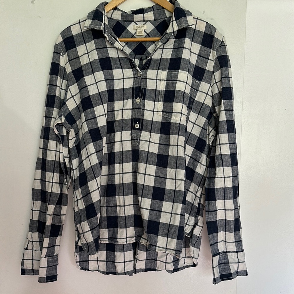 EUC J. Crew popover top